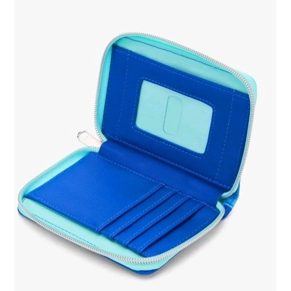 NEW Loungefly Disney‎ The Little Mermaid Ariel And Flounder Sealife Zip Wallet!